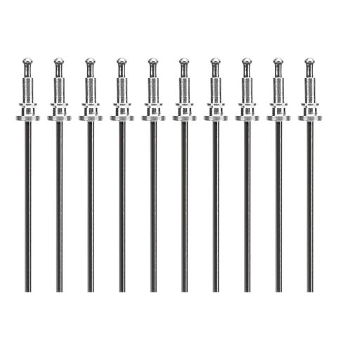 MAVIS LAVEN 10 Pack Window Trim Clip Spot Weld Pin, Metal Replacement Trim Clip Stud Rivets with 3/32 Inch Shaft, for Universal Vehicle Interior in Kuwait