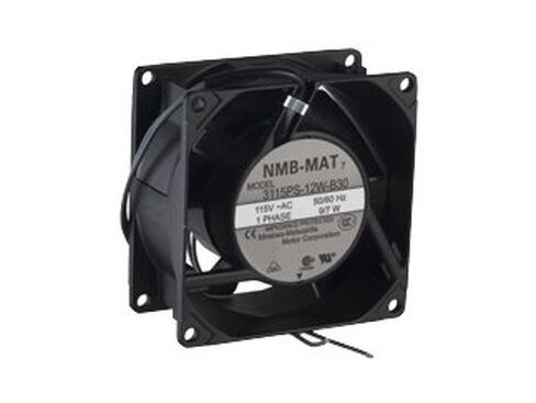 NMB TECHNOLOGIES 3115PS-12W-B30-A00 80 x 38 mm 115 VAC 3200 RPM 32 CFM 38 dB Ball Bearing AC Axial Fan - 1 item(s) in Kuwait