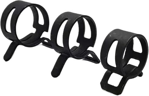 140PCS Black Vacuum Spring Hose Clip Assortment Kit with Plier for Fuel, Oil, and Water Lines in Saudi Arabia