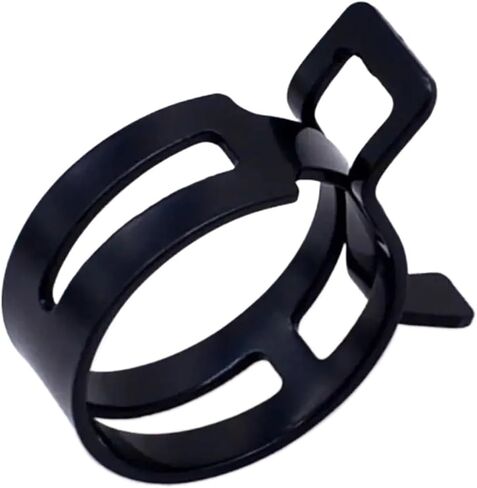 20Pcs Manganese Steel Hose Pipe Spring Clips - Durable Elastic Buckle Tube Clamps for Fuel Oil and Water Lines(20pcs 11mm) in Saudi Arabia