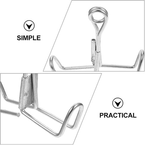 VOSAREA 15pcs Silver Carbon Steel Hose Clamp Ergonomic Design and Stable Operation, Lightweight Tube Spring Clips for Flow Control and Water Tubing Applications in Kuwait