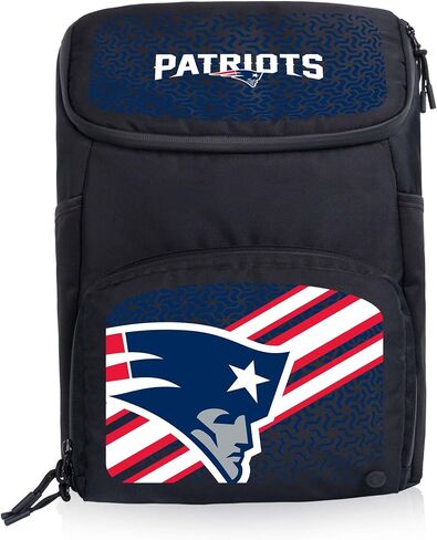 Picnic TIME NFL Las Vegas Raiders PTX 2.0 Tarana Upcycled Backpack Cooler, Modern Spacious Backpack Cooler with 18-Can Capacity, Fully Insulated Outdoor Bag with Water Resistant Interior, (Black) in Kuwait