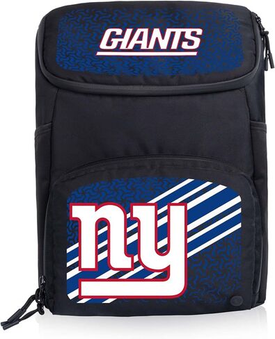 Picnic TIME NFL Las Vegas Raiders PTX 2.0 Tarana Upcycled Backpack Cooler, Modern Spacious Backpack Cooler with 18-Can Capacity, Fully Insulated Outdoor Bag with Water Resistant Interior, (Black) in Kuwait