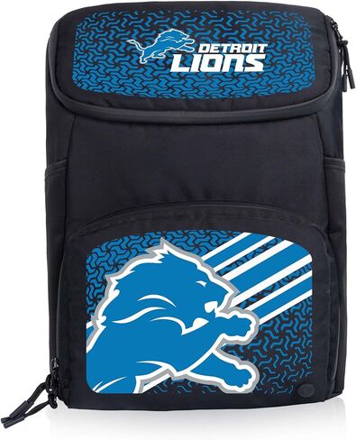 Picnic TIME NFL Las Vegas Raiders PTX 2.0 Tarana Upcycled Backpack Cooler, Modern Spacious Backpack Cooler with 18-Can Capacity, Fully Insulated Outdoor Bag with Water Resistant Interior, (Black) in Kuwait