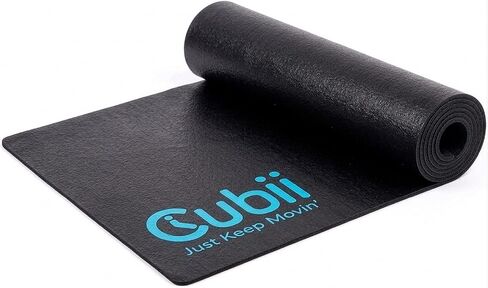 حزمة Cubii JR1 تحت المكتب بيضاوية الشكل مع مجموعة Kettlebell قابلة للتعديل وحصيرة تمرين غير قابلة للانزلاق - تمرين دواسة الجلوس للمنزل والمكتب وكبار السن، مجموعة لياقة بدنية هادئة منخفضة التأثير لكامل الجسم، أكوا in Kuwait