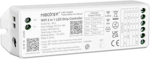 ميبوكسر WL5 5 في 1 وحدة تحكم بشريط LED واي فاي + 2.4 جيجا in Kuwait