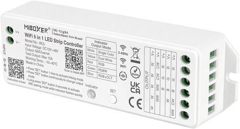 ميبوكسر WL5 5 في 1 وحدة تحكم بشريط LED واي فاي + 2.4 جيجا in Kuwait