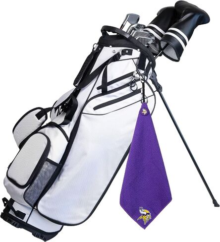 منشفة فريق الجولف / الببغاء بادلز NFL Minnesota Vikings من الألياف الدقيقة المغناطيسية in Kuwait