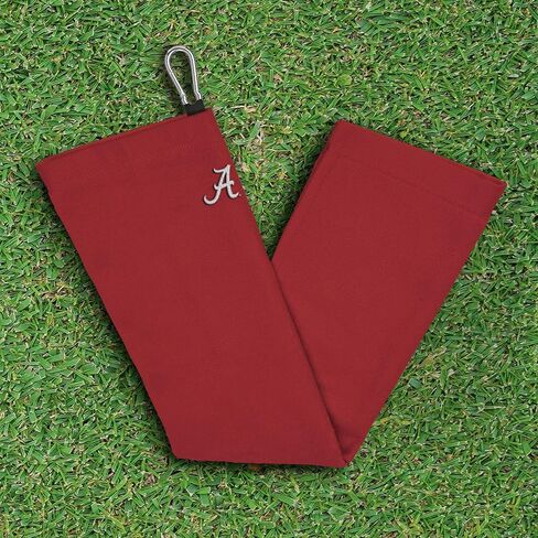 NORTHWEST Alabama Crimson Tide NCAA Team Logo منشفة جولف من الألياف الدقيقة ثلاثية الطي مقاس 16 × 24 بوصة in Kuwait