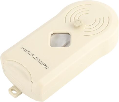Earthquake Sensor Adjustable Seismic Activity Detection for Quick Alert White 6.3 X 3.0 X 1.4 Inch in Kuwait