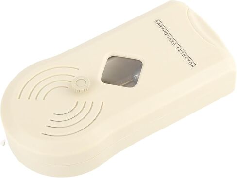 Earthquake Sensor Adjustable Seismic Activity Detection for Quick Alert White 6.3 X 3.0 X 1.4 Inch in Kuwait