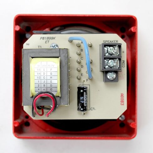 كوبر ويلوك ET-1010-R 103135 مكبر صوت مقاوم للحريق، أحمر in Kuwait