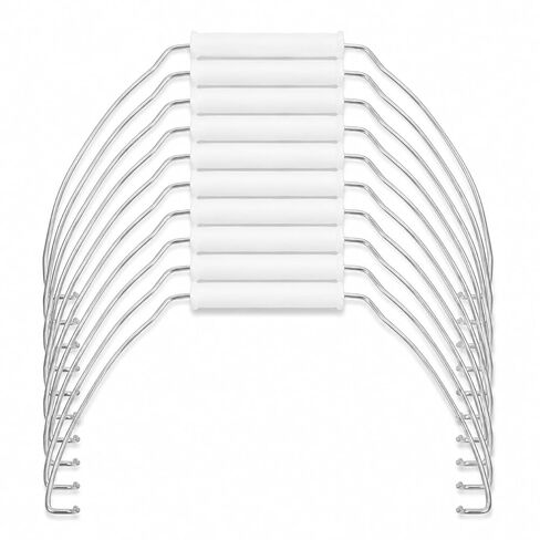 MAGICLULU 10pcs Plastic Bucket Handle Strap, Comfortable Grip Replacement for Portable Pails, Metal Wire Bail Grip Attachment for Home Cleaning, Gardening Utility Barrel, Mop Pail Tool, White in Kuwait