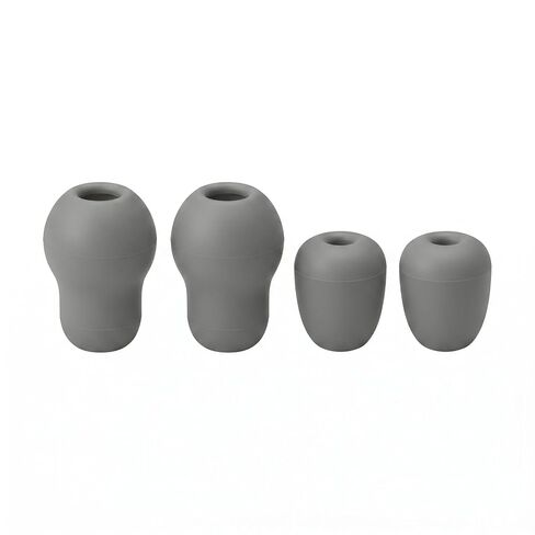 Stethoscope Ear Tips Replacement Compatible with Littmann, 4 Pack Silicone Ear Tips for Classic III, Cardiology 3/4 & IV, Small/Middle Size, Grey in Kuwait
