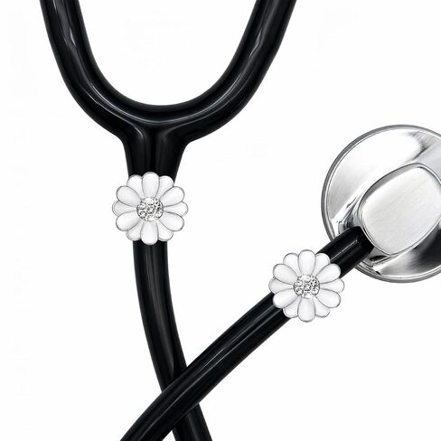 2 Pack Sunflower Stethoscope Charm, Stethoscope Tag, Stethoscope with ID Tag Accessories, Bling Stethoscope For Nurses, Doctors, CNA, EMS, EMT in Kuwait