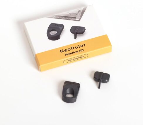 مجموعة مسطرة مقياس رقمي NeoRuler ومجموعة أدوات NeoReading - مسطرة بمقياس ذكي 12 بوصة مع NeoPointer وNeoMagnifier للقراءة التفصيلية in Kuwait
