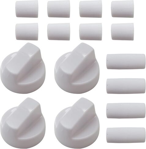 New Universal Control Knobs Replacement Fits Most Oven/Stove/Range Models, Pack of 4 (Black) in Kuwait