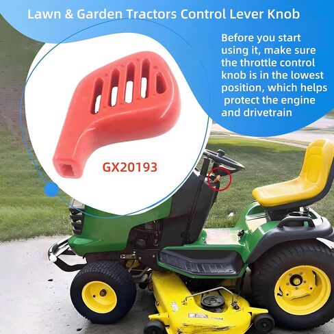 Replacement Control Lever Knob GX20193 Fits John Deere Lawn & Garden Tractors GX20193 G100 G110 L100 L105 L118 L120 L2048 S1742 in Kuwait