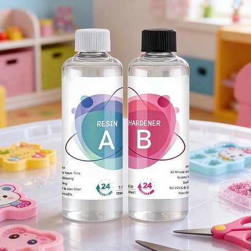راتنجات الايبوكسي | A250ml B250ml مواد لاصقة عالية بدون فقاعات، صب الراتنج الفني - للبالغين الرجال النساء المبتدئين، صب الفن المنزلي DIY in Kuwait