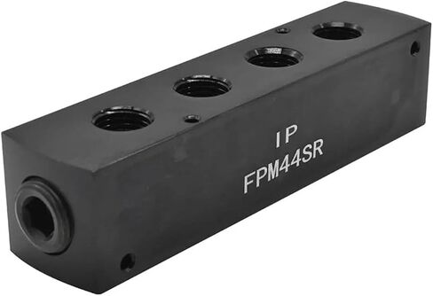 Replacement for 2 for Interstate Pneumatics FPM44SR 3/8" x1/4" FPT Aluminum Rectangle Pencil Manifold in Kuwait