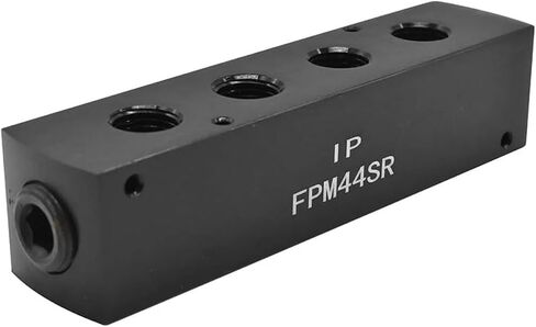 Replacement for 2 for Interstate Pneumatics FPM44SR 3/8" x1/4" FPT Aluminum Rectangle Pencil Manifold in Kuwait