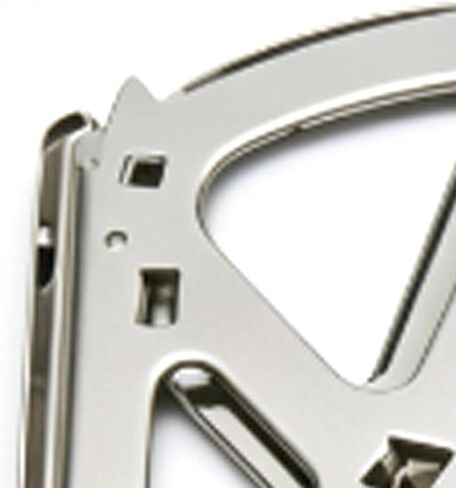 2-Layer Dump Bin Overturn Plate Frames | Stainless Steel Shoe Cabinet Hinges for Wardrobe, Rust Smooth Operation (Silver) in Kuwait