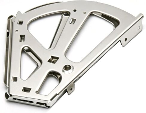 2-Layer Dump Bin Overturn Plate Frames | Stainless Steel Shoe Cabinet Hinges for Wardrobe, Rust Smooth Operation (Silver) in Kuwait