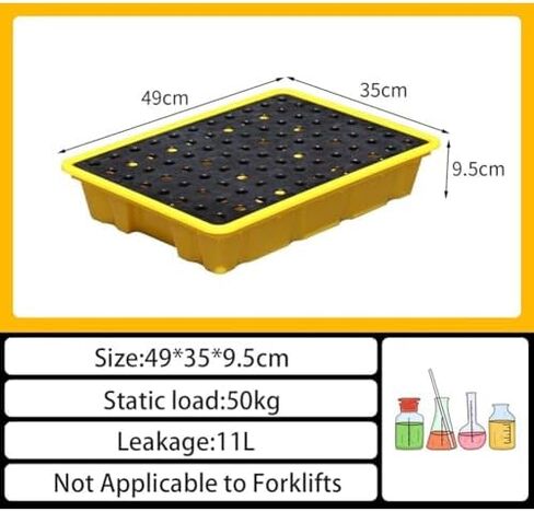 Spill Containment Pallet Tray Platform Oil Drum Drums Concrete Modular Drain Proof Tank polyethylene Profile Paint Bucket Garage Industrial,Modular Spill Containment Platform, Leak-Proof Pla in Kuwait