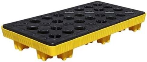 Spill Containment Pallet Tray Platform Oil Drum Drums Concrete Modular Drain Proof Tank polyethylene Profile Paint Bucket Garage Industrial,Modular Spill Containment Platform, Leak-Proof Pla in Kuwait