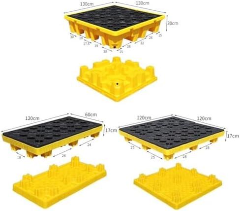 Spill Containment Pallet Tray Platform Oil Drum Drums Concrete Modular Drain Proof Tank polyethylene Profile Paint Bucket Garage Industrial,Modular Spill Containment Platform, Leak-Proof Pla in Kuwait