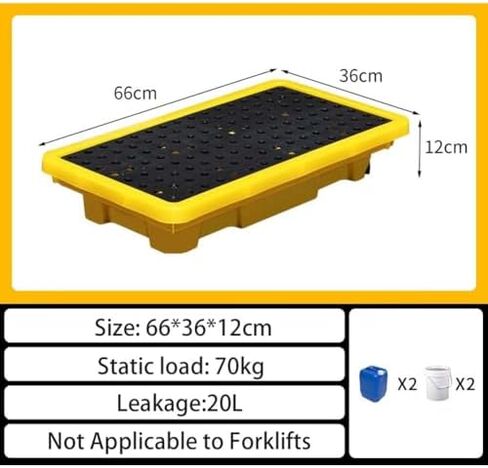 Spill Containment Pallet Tray Platform Oil Drum Drums Concrete Modular Drain Proof Tank polyethylene Profile Paint Bucket Garage Industrial,Modular Spill Containment Platform, Leak-Proof Pla in Kuwait