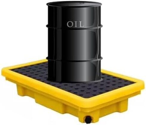Spill Containment Pallet Tray Platform Oil Drum Drums Concrete Modular Drain Proof Tank polyethylene Profile Paint Bucket Garage Industrial,Heavy Duty Modular Spill Containment Platform, Lea in Kuwait