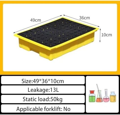 Spill Containment Pallet Tray Platform Oil Drum Drums Concrete Modular Drain Proof Tank polyethylene Profile Paint Bucket Garage Industrial,Modular Spill Containment Platform, Leak-Proof Pla in Kuwait