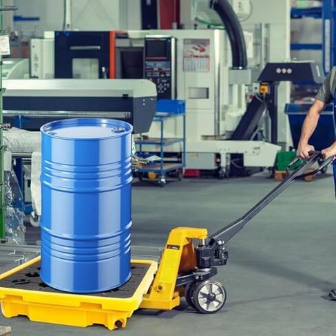 Spill Containment Pallet Tray Platform Oil Drum Drums Concrete Modular Drain Proof Tank polyethylene Profile Paint Bucket Garage Industrial,Spill Containment Platform - Heavy-Duty Anti-Leak in Kuwait