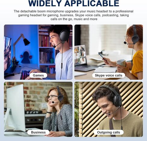 QC45 Microphone Compatible with Bose QC45 Wireless Noise Cancelling Headphones, Boom Gaming Microphone Cable with Mute Switch for PS4, PS5, PC, Xbox One Controller (QC45 Boom Mic, 3.5mm Y-Splitter) in Kuwait