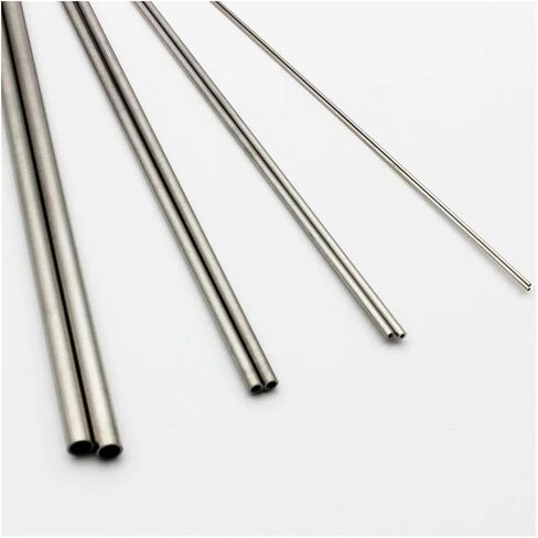 2-4 Pcs 304 Stainless Steel Seamless Capillary Tubes, Available In Multiple Specs & Lengths (250/500/200mm)(500mm x 2Pcs,OD3mm X ID2.2mm) in Saudi Arabia
