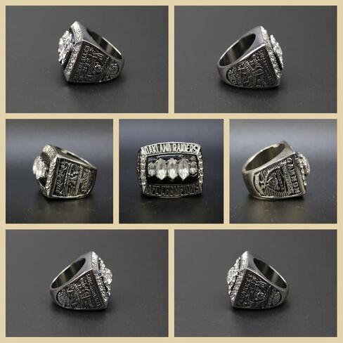 كنز LAS#VEGAS FOOTBALL 1967 76 80 83 2002 24 CHAMPIONSHIP RING RaiderTM & LUXURY BLACK BOX LEGEND VICTORIOUS RARE SPORTS FAN GIFT SERIES - مجموعة عرض العطلات in Kuwait