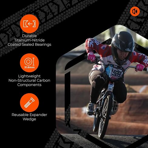 Box One Carbon 1-⅛ Inch Integrated Bike Headset, Carbon 1-1/8-1.5 Inch Tapered Headset in Kuwait