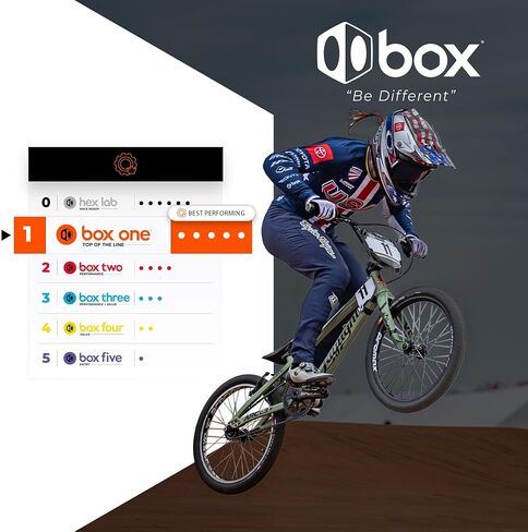 Box One Carbon 1-⅛ Inch Integrated Bike Headset, Carbon 1-1/8-1.5 Inch Tapered Headset in Kuwait