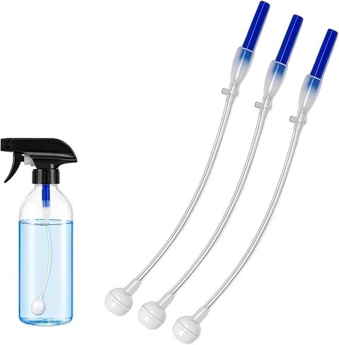 360° Spray Bottle Adapter Flexible,3 Pack Universal Fit 360° Spray Bottle Adapter for Home Kitchen Office Use,Car Detailing Cleaning,Upside Down Spraying in Kuwait