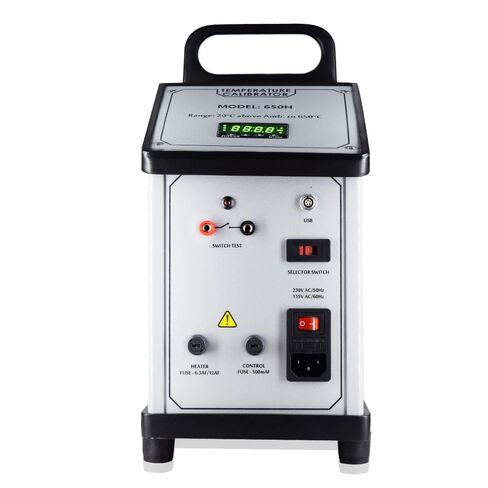 Portable Dry Block Temperature Calibrators (20°C to 650°C) | Thermocouple Simulator for Chemical Plants, Oil | K Type Thermocouple Calibration with Calibration Certificate | Model: AI-DBC-02 in Kuwait
