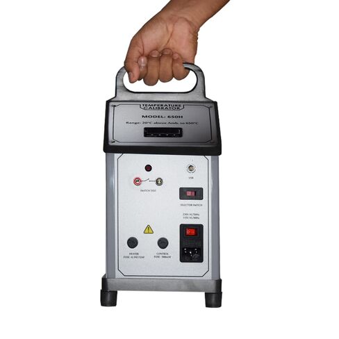 Portable Dry Block Temperature Calibrators (20°C to 650°C) | Thermocouple Simulator for Chemical Plants, Oil | K Type Thermocouple Calibration with Calibration Certificate | Model: AI-DBC-02 in Kuwait