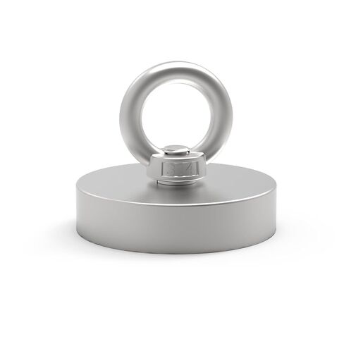 Ant Mag الصيد المغناطيس النيوديميوم مع Eyebolt قوي نادر الأرض المغناطيس هوك لاستعادة الكنز الصيد الأنشطة في الهواء الطلق، 3.54in in Saudi Arabia