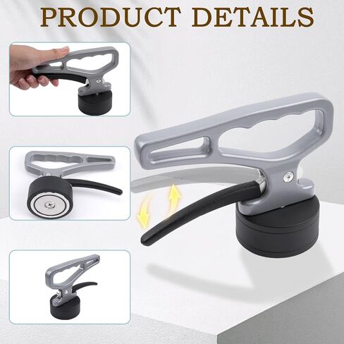 Heavy Duty Strong Magnetic Pickup Tool - 40LBS Pull Force Telescoping Magnet Stick with Quick Release Handle, Retractable Neodymium Magnet for Heavy Iron Plates, Metal Objects, Tool Steel Use (1PCS) in Kuwait
