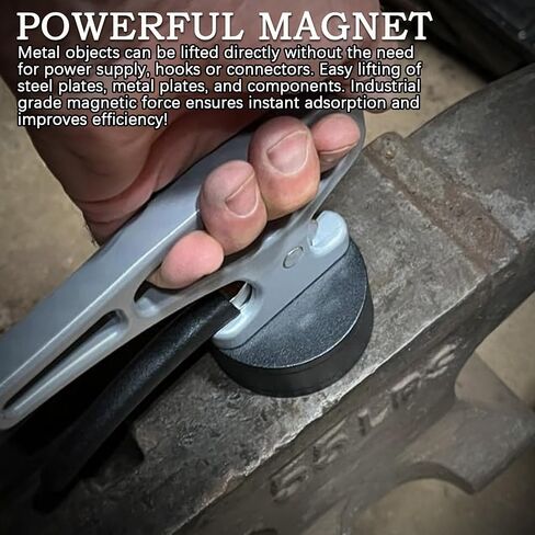 Heavy Duty Strong Magnetic Pickup Tool - 40LBS Pull Force Telescoping Magnet Stick with Quick Release Handle, Retractable Neodymium Magnet for Heavy Iron Plates, Metal Objects, Tool Steel Use (1PCS) in Kuwait
