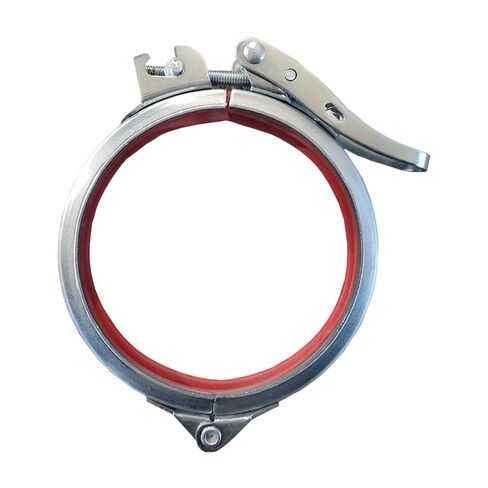 Almencla Pipe Clamp Adjustable Quick Release Hose Clamp Stainless Steel Duct Clip Heavy Duty Secure Multifunctional Parts Suitable for Home Repair Ventilation, Inner Diameter 159mm in Kuwait