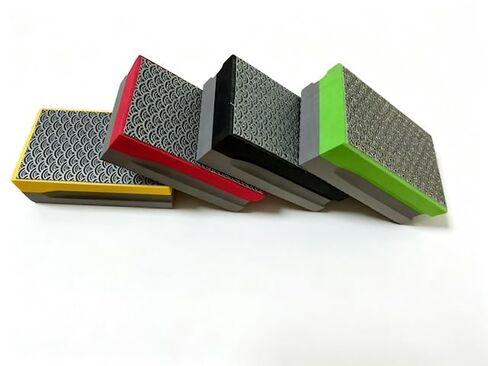 Diamond Polishing Hand Pads, Grit 60# 120# 200# 400#, for Glass Wood Ceramic Marble Metal Tile Tools. in Kuwait