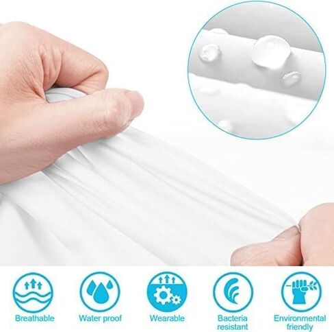 2/3/4 Pack Reusable EVA Rain Ponchos for Adults, Waterproof Rain Coats, Lightweight Portable Rain Gear for Hiking Emergency in Kuwait
