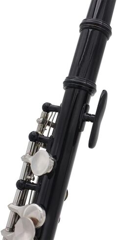 16 Key of C Piccolo, with Hard Case, Cleaning Rod, Cloth, Guarantee Sound, Piccolo Instrument for Beginners Student in Kuwait