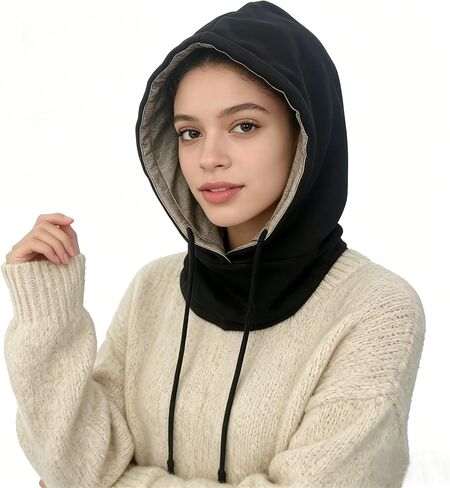 Amerthing Faraday Hat,Faraday Protection Beanie,Silver Fiber Cap for Men Women,Faraday Hood Covering Neck,Head in Kuwait
